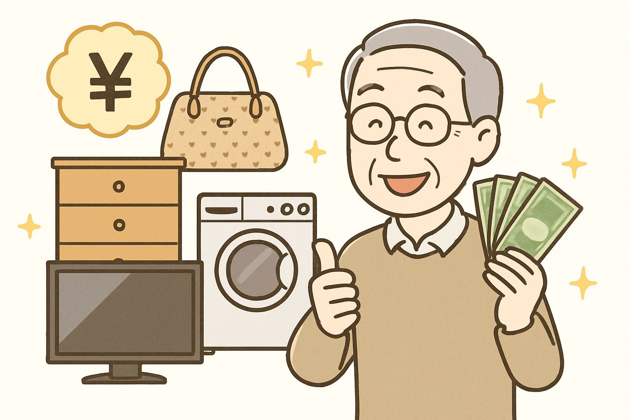 不用品を売って老後資金に｜高齢者でも安心して使えるおすすめ買取サービス3選